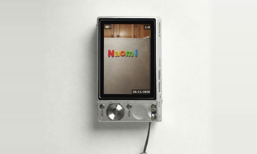 Baby Name Visualizer showing a name in an AI-generated snapshot